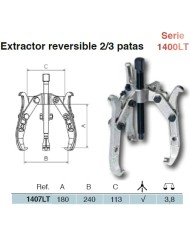 EXTRACTOR REVERSIBLE 3P 85X130 1401LT